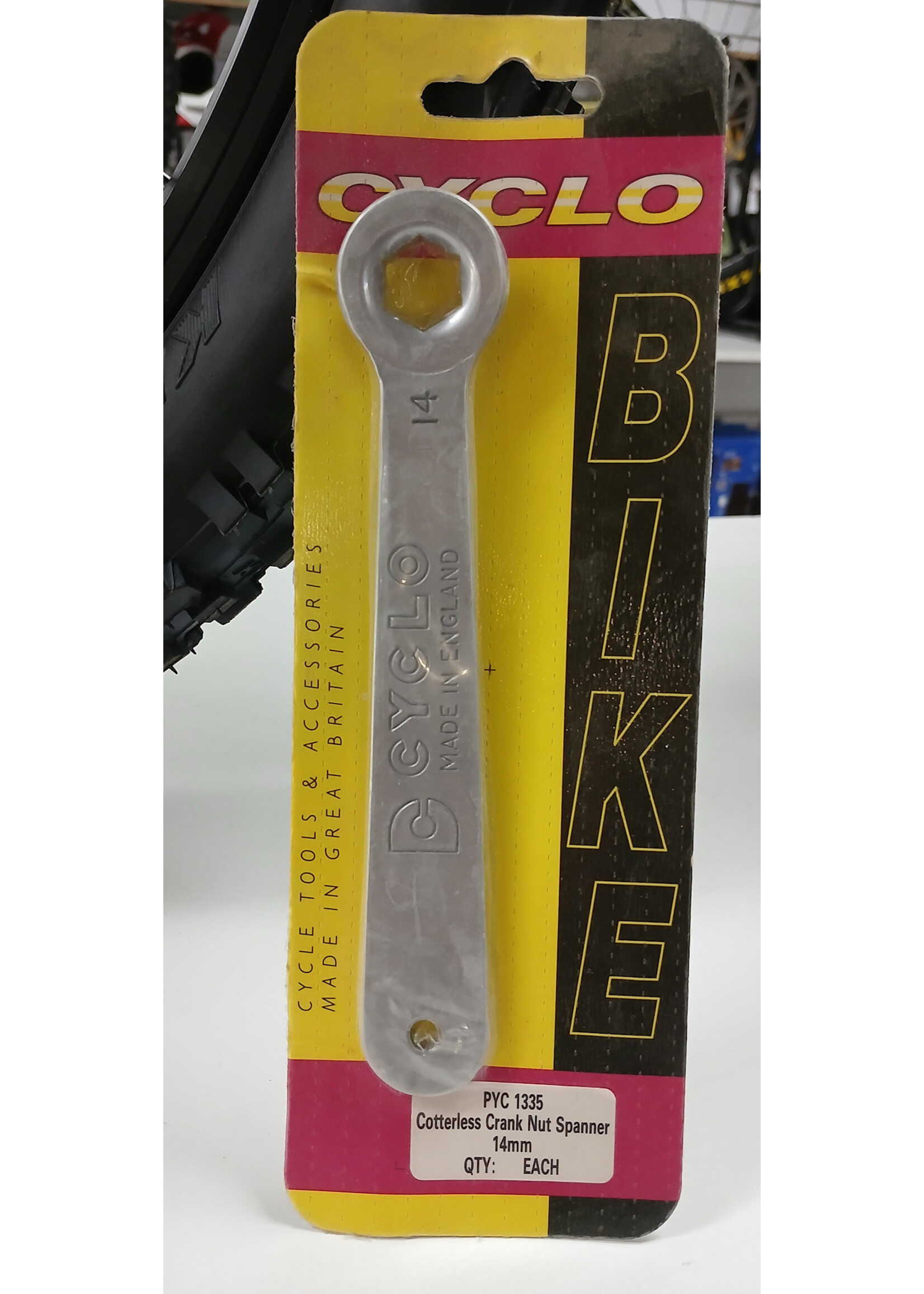 Cyclo Cotterless Crank Nut Spanner 14mm