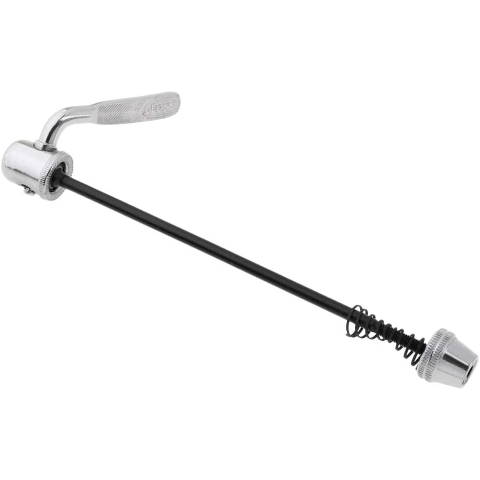 Rear Skewer 165mm Q/R Steel Siver *Trainer*