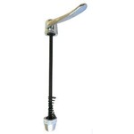 Rear Skewer, 185mm, Q/R, Steel, SILVER. Not Suitable for disc bikes