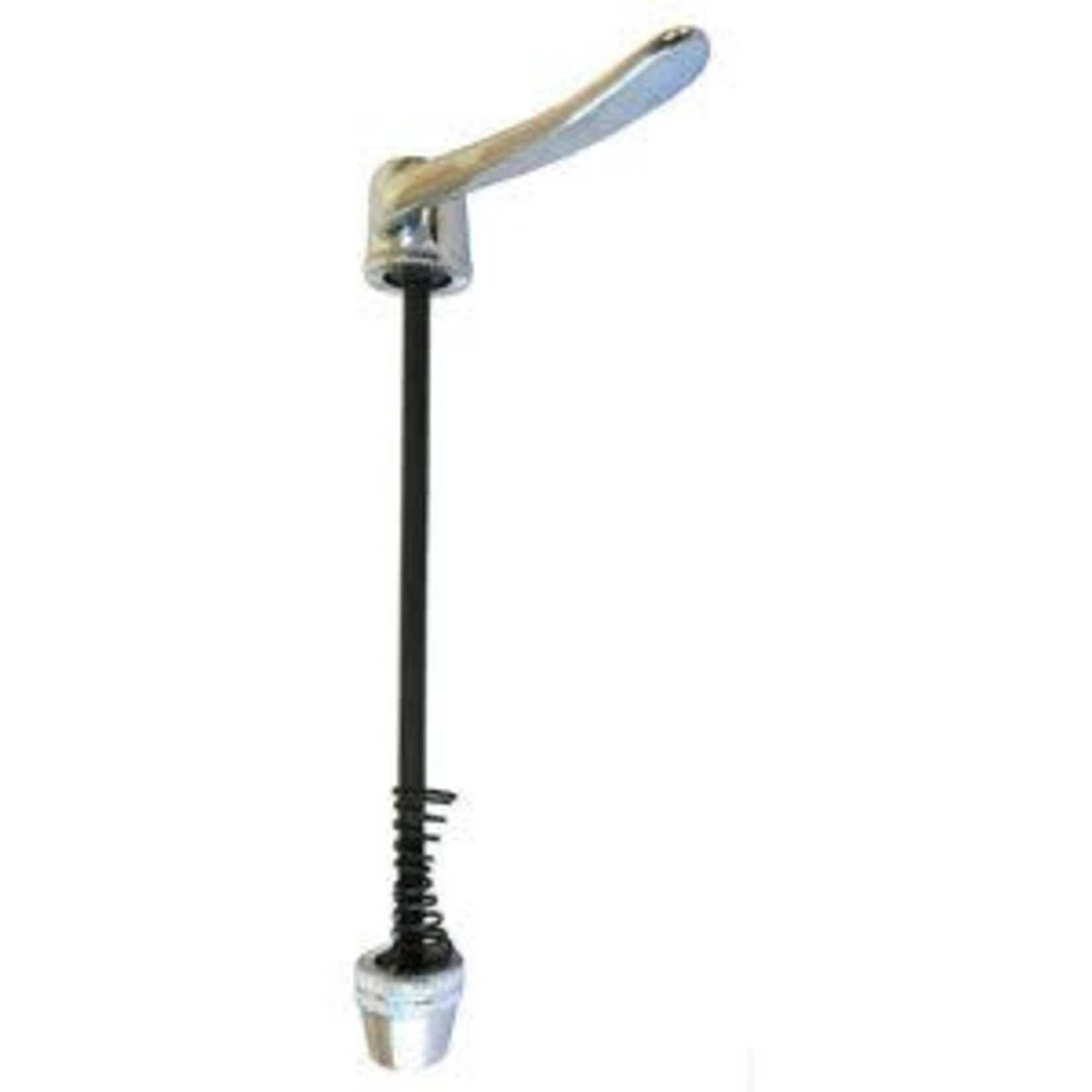 Rear Skewer, 185mm, Q/R, Steel, SILVER. Not Suitable for disc bikes