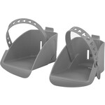 Foot Rests (Replacement) for Koolah Baby Seat w/ Strap - Silver