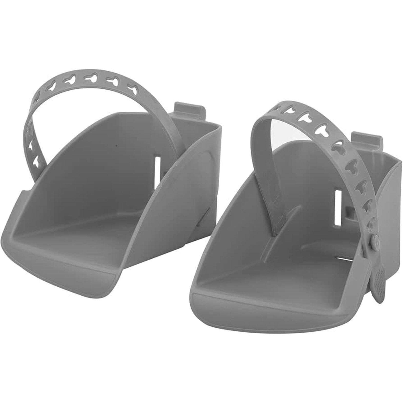 Foot Rests (Replacement) for Koolah Baby Seat w/ Strap - Silver