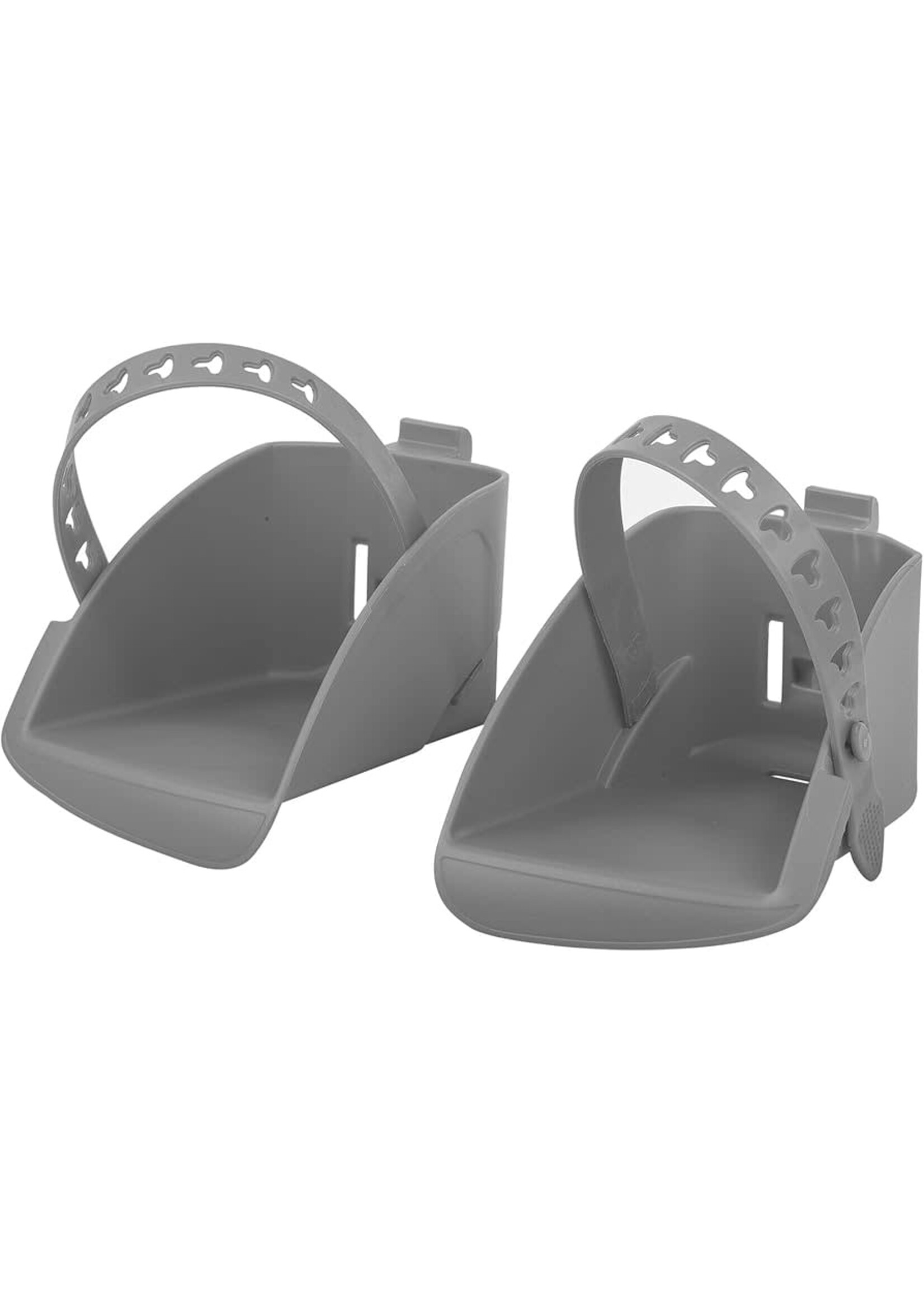 Foot Rests (Replacement) for Koolah Baby Seat w/ Strap - Silver