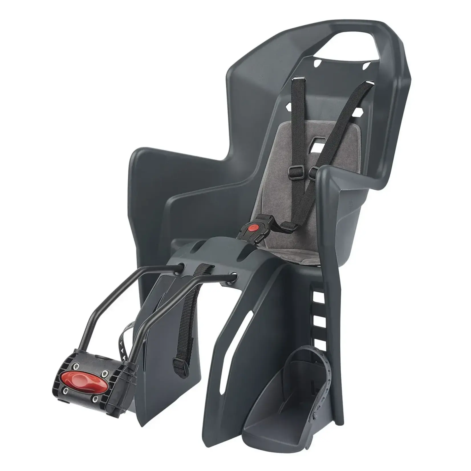 Koolah Junior Baby Seat, FRAME Mount, 26-29in, 28-40mm Seat Tube, Max 22kg - Black/Grey