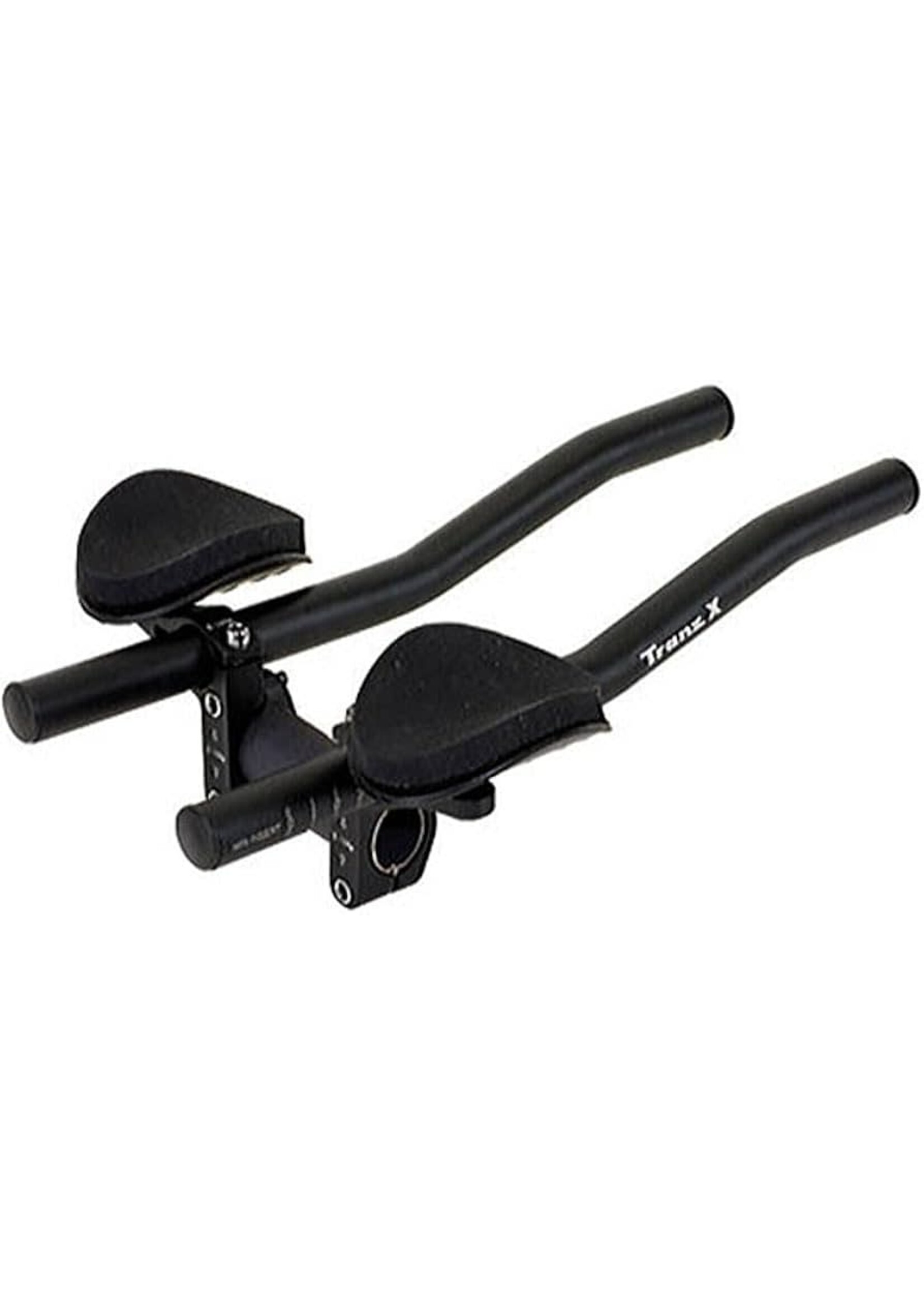 Triathalon Bars,  25.4-31.8mm, Adjustable, w/out cable hole, w/Sleeves & Clamp Set - Black