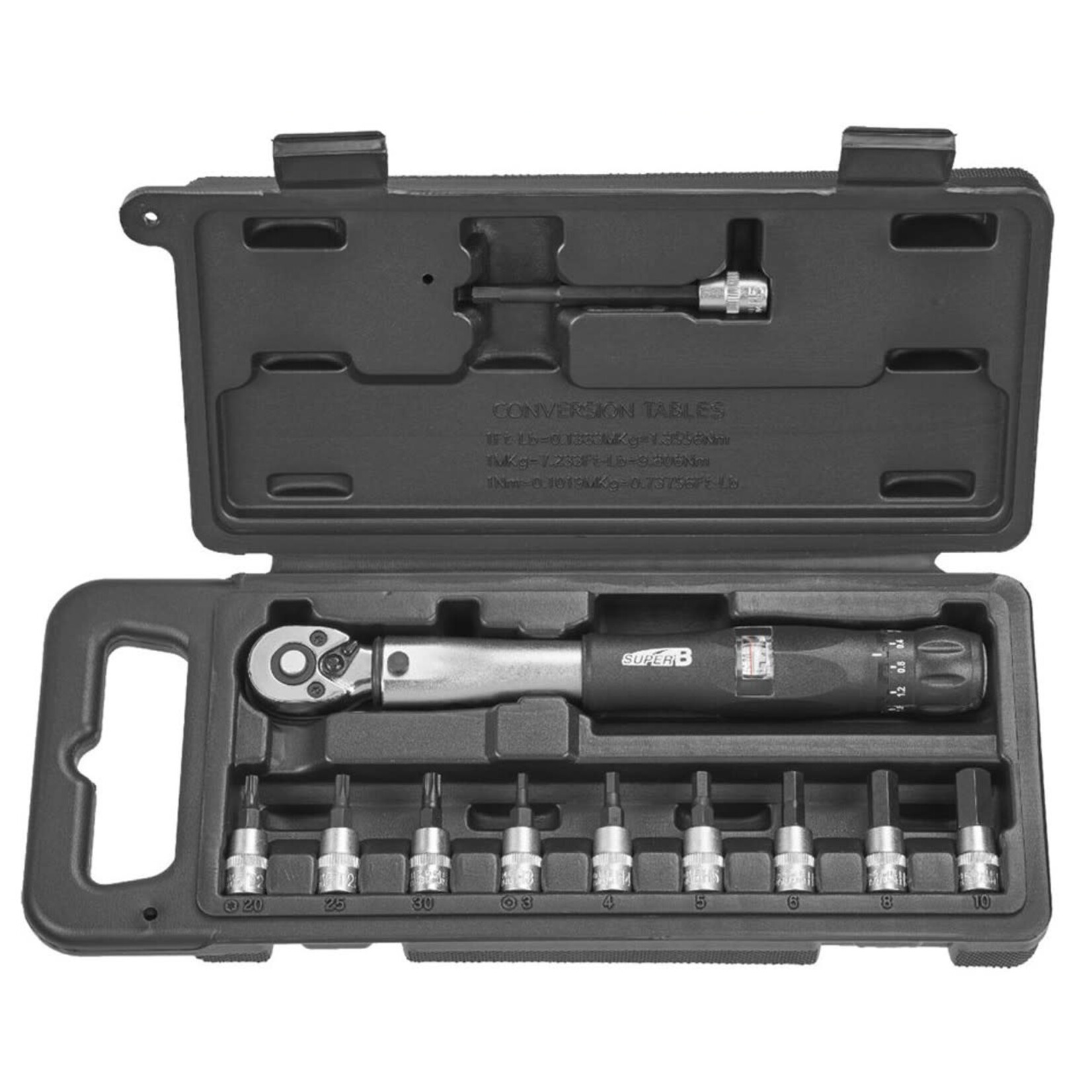 Torque Wrench 1/4" Drive w/ Bit Sockets
