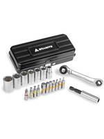 GRANITE DESIGNS Duet Tool Box, Socket/Bit Set w/ Ratchet