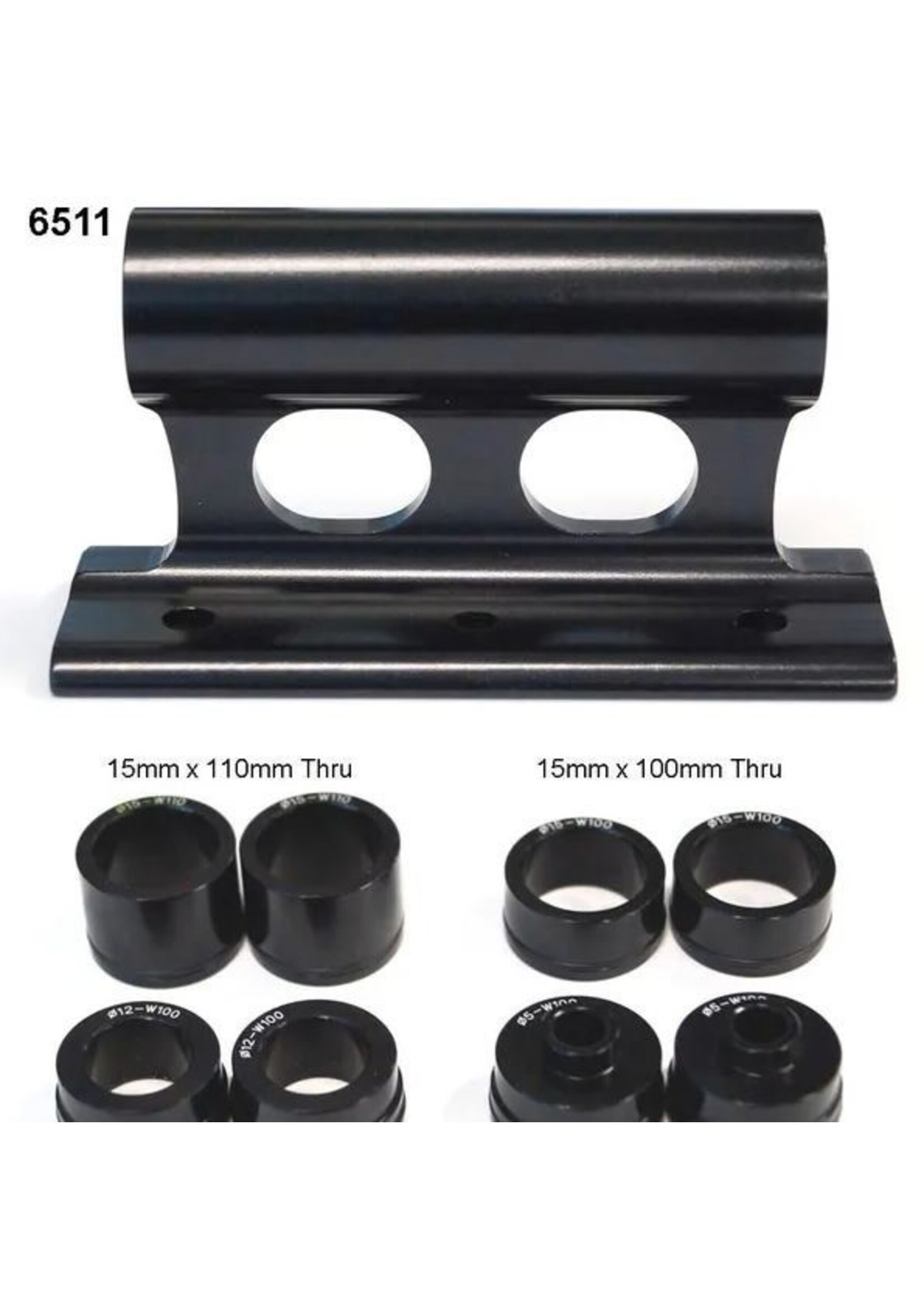 Universal Fork Mount, M9, M12, M15, 110mm/100mm - Black