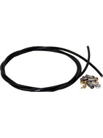 Hope Brake Hose Kit Black inc. 90deg and straight connection