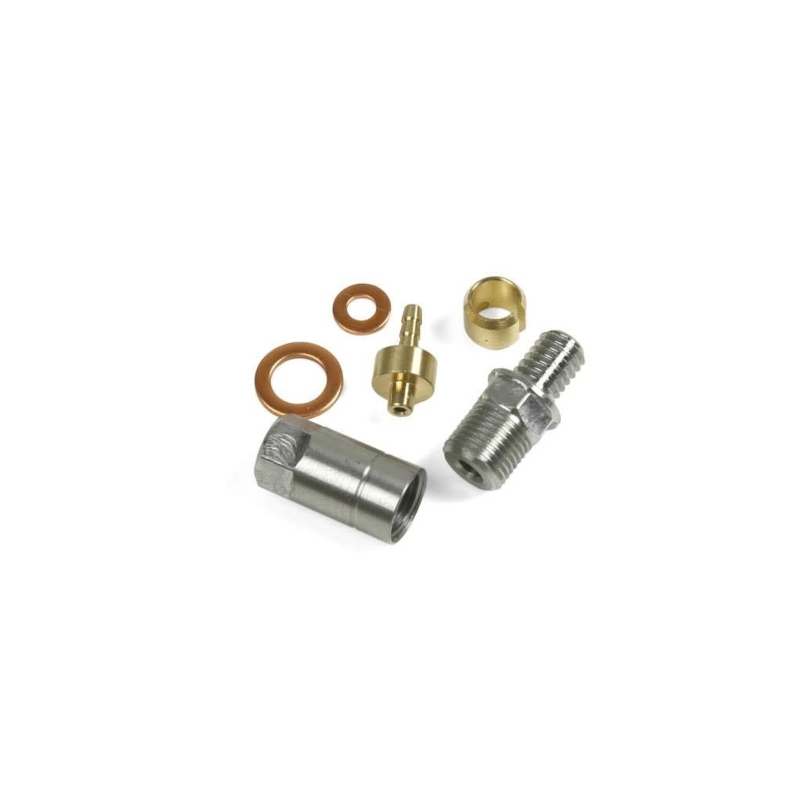 Hope Straight Connector Kit Suits 5mm Black & Braided Hose