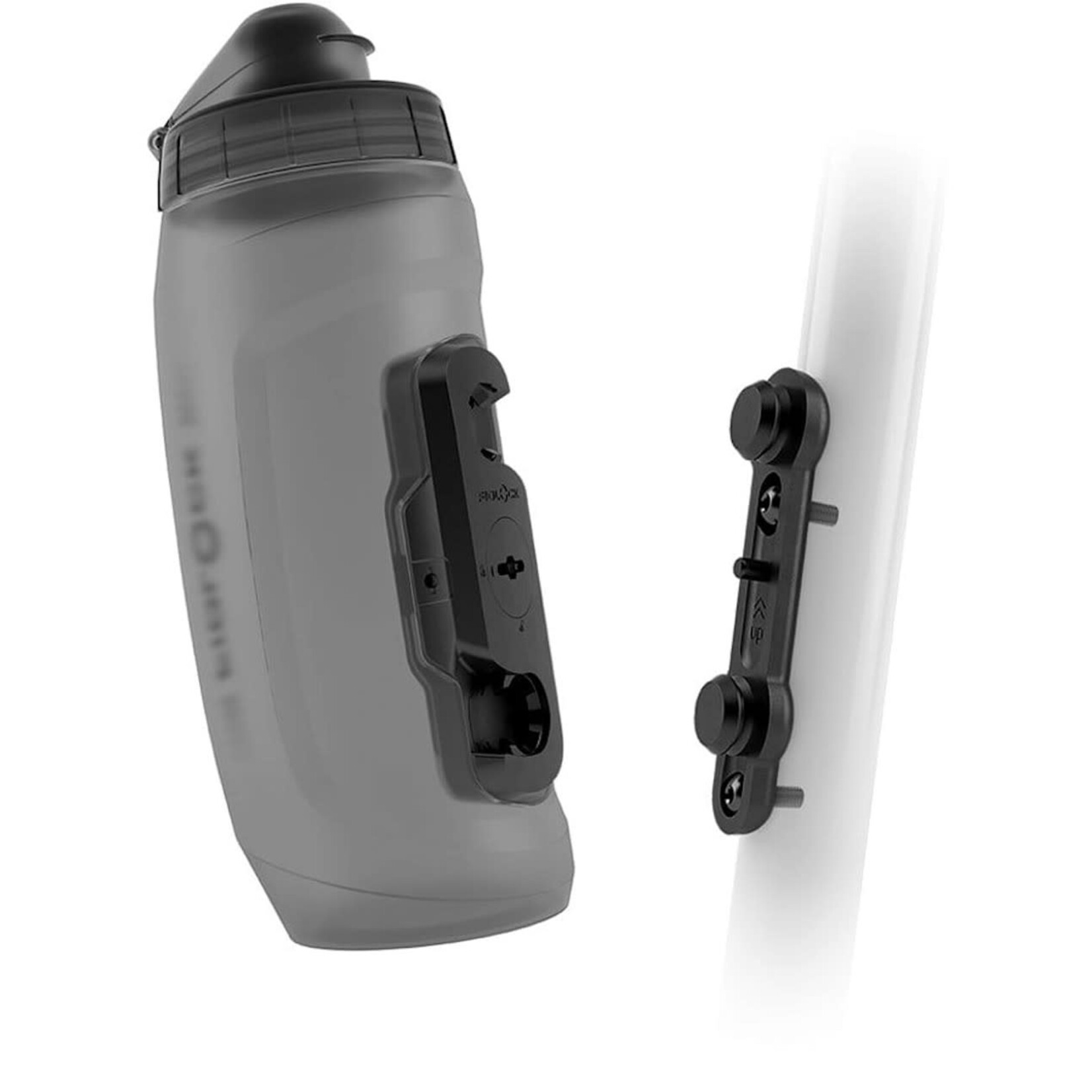 Fidlock Drink Bottle Twist Lock w/ Base Set - Transparent Black - 590mL