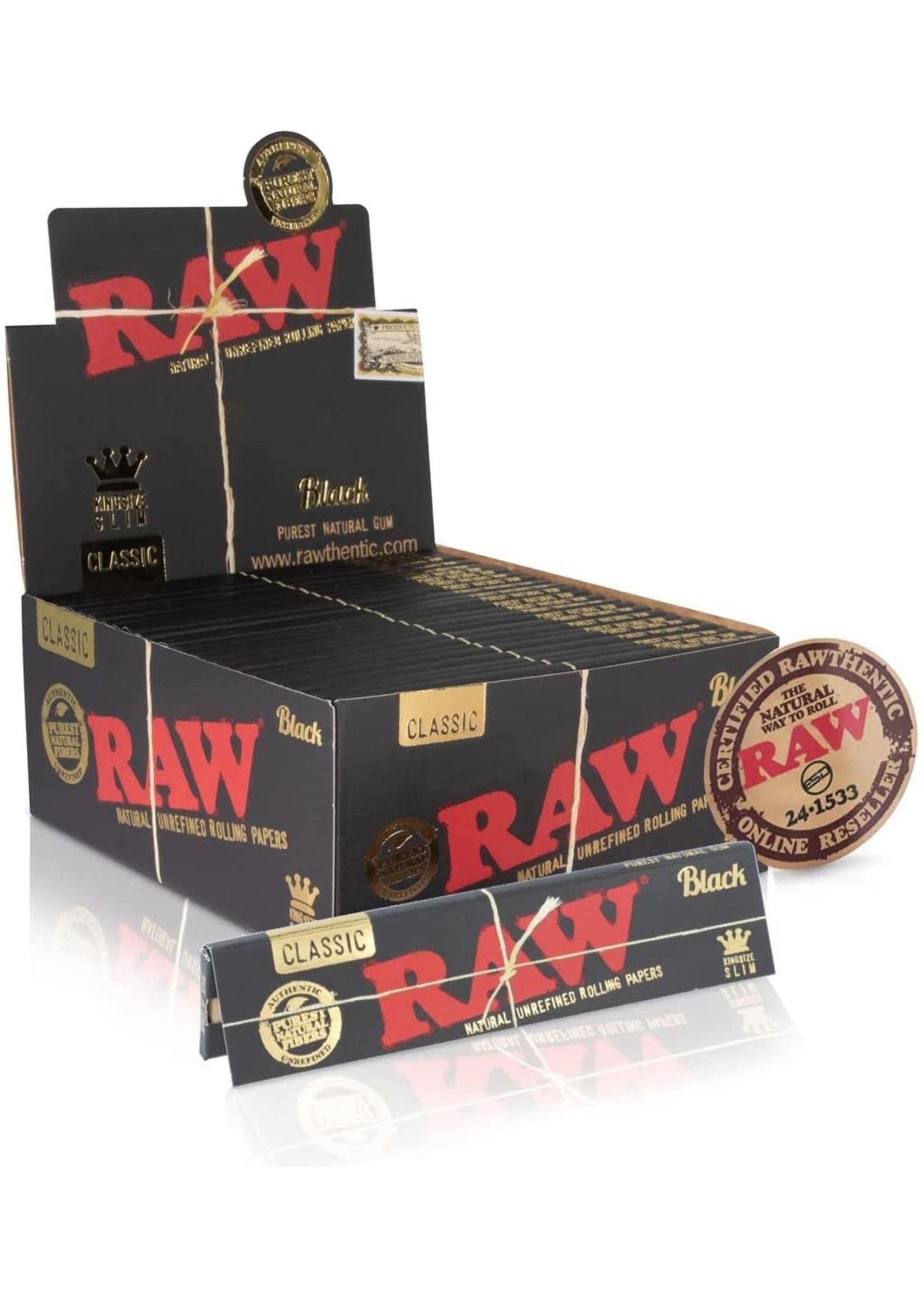 RAW RAW Classic Black 1.25 Papers