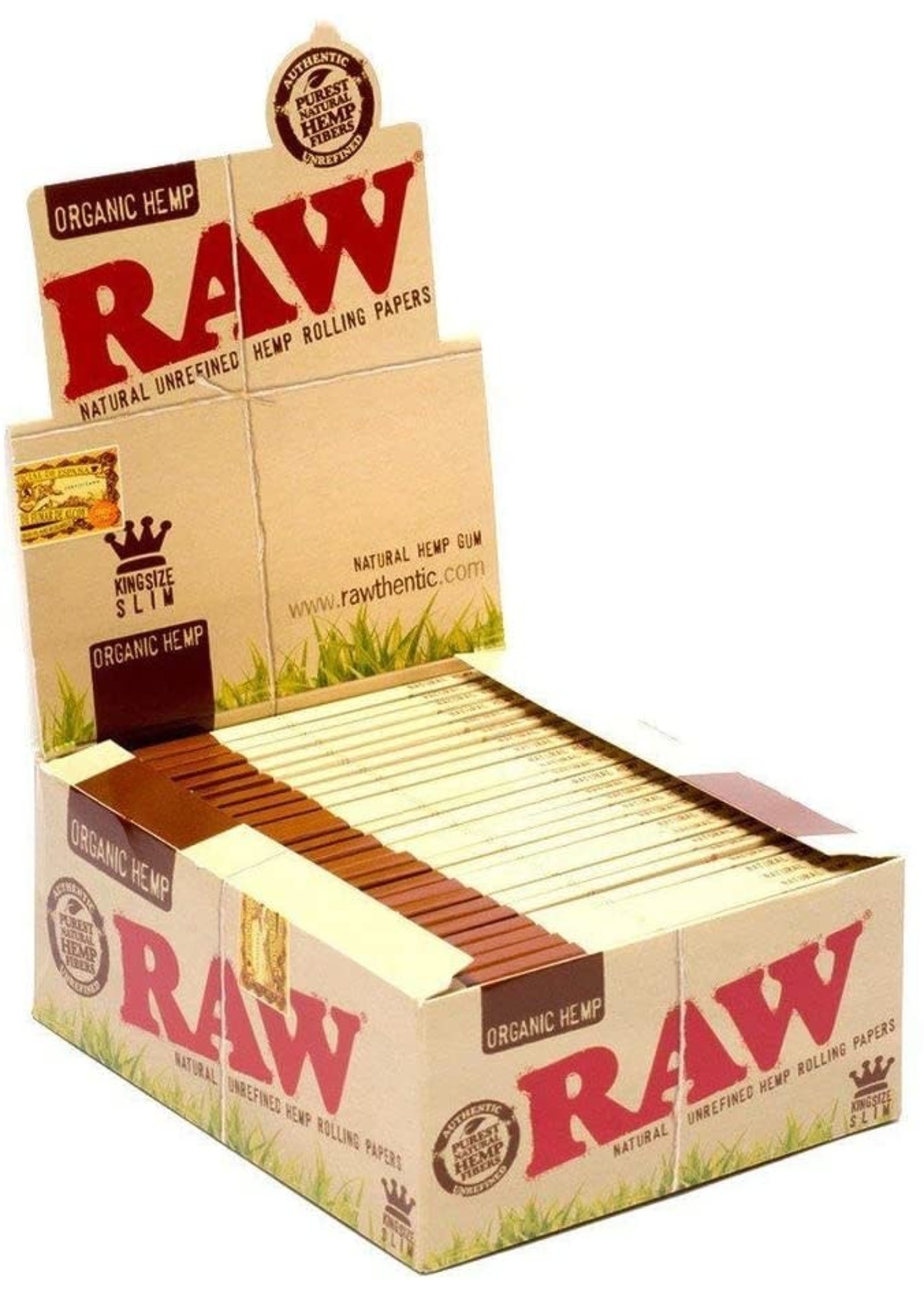 RAW RAW Organic Hemp King Size Slim