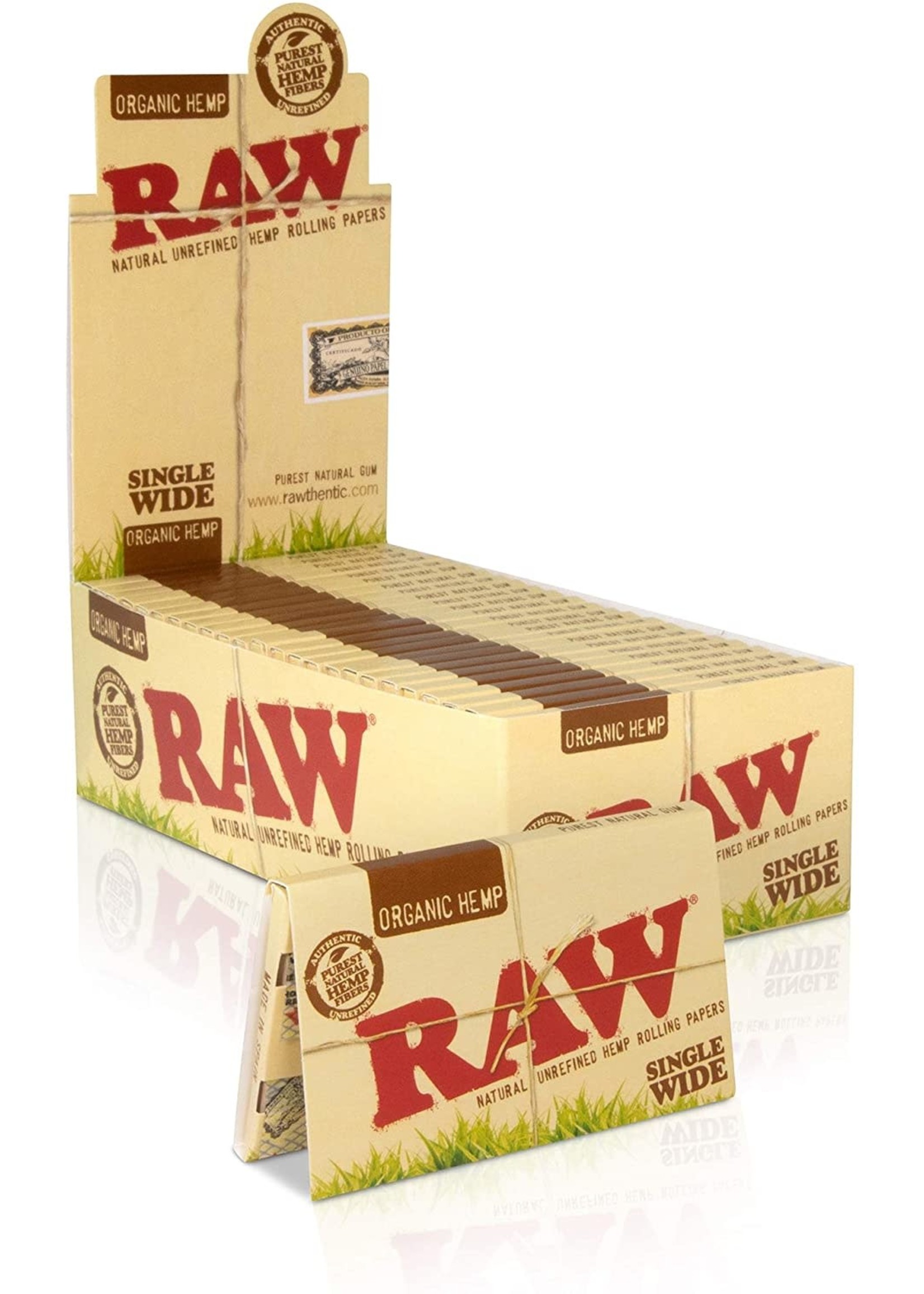 RAW RAW Organic Single Wide Rolling Papers