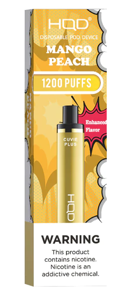 hqd cuvie plus mango ice HQD Cuvie Slick Plus 12000 Puffs Passionfruit Mango Lemon