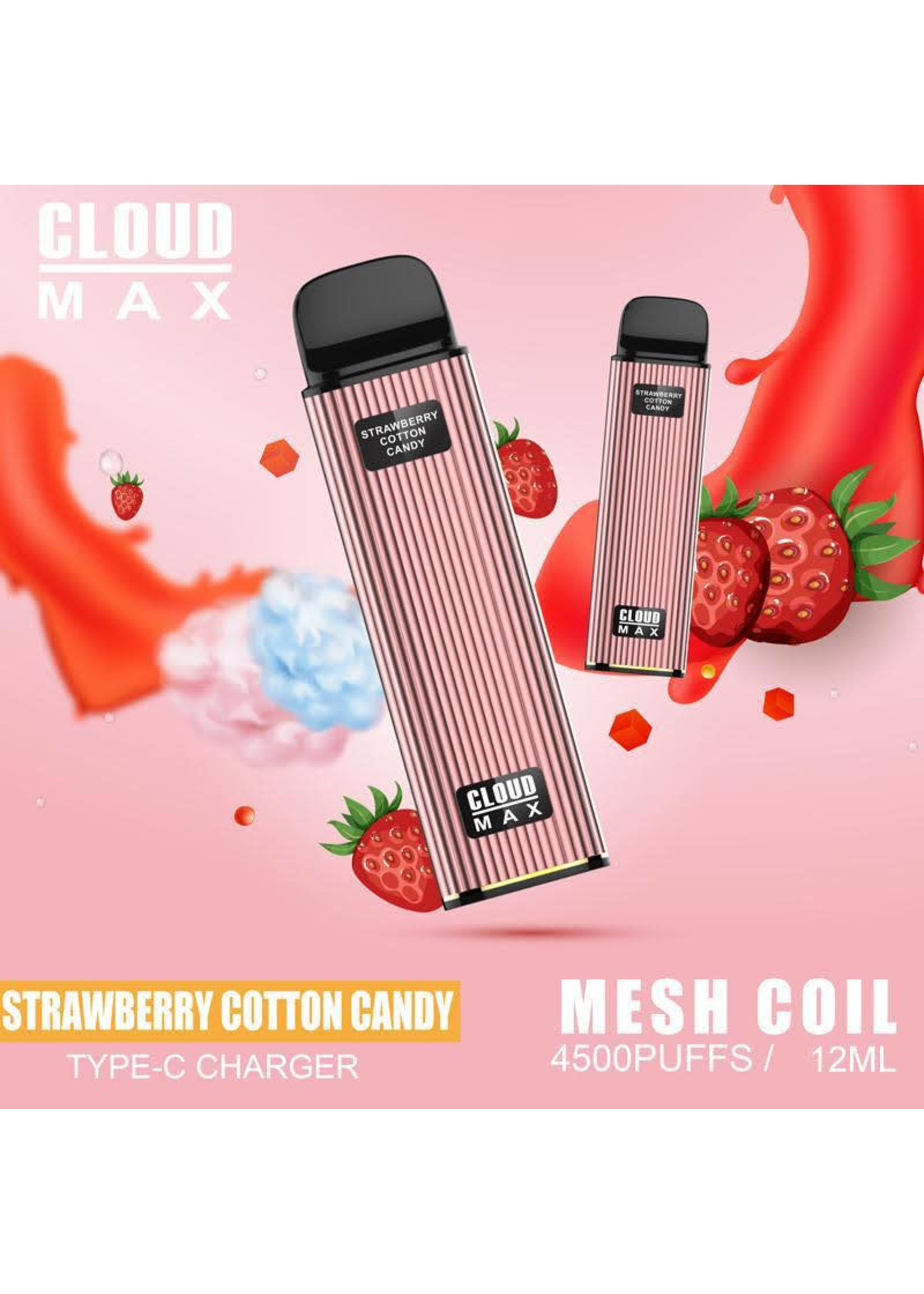 Cloud Plus Cloud Max Strawberry Cotton Candy