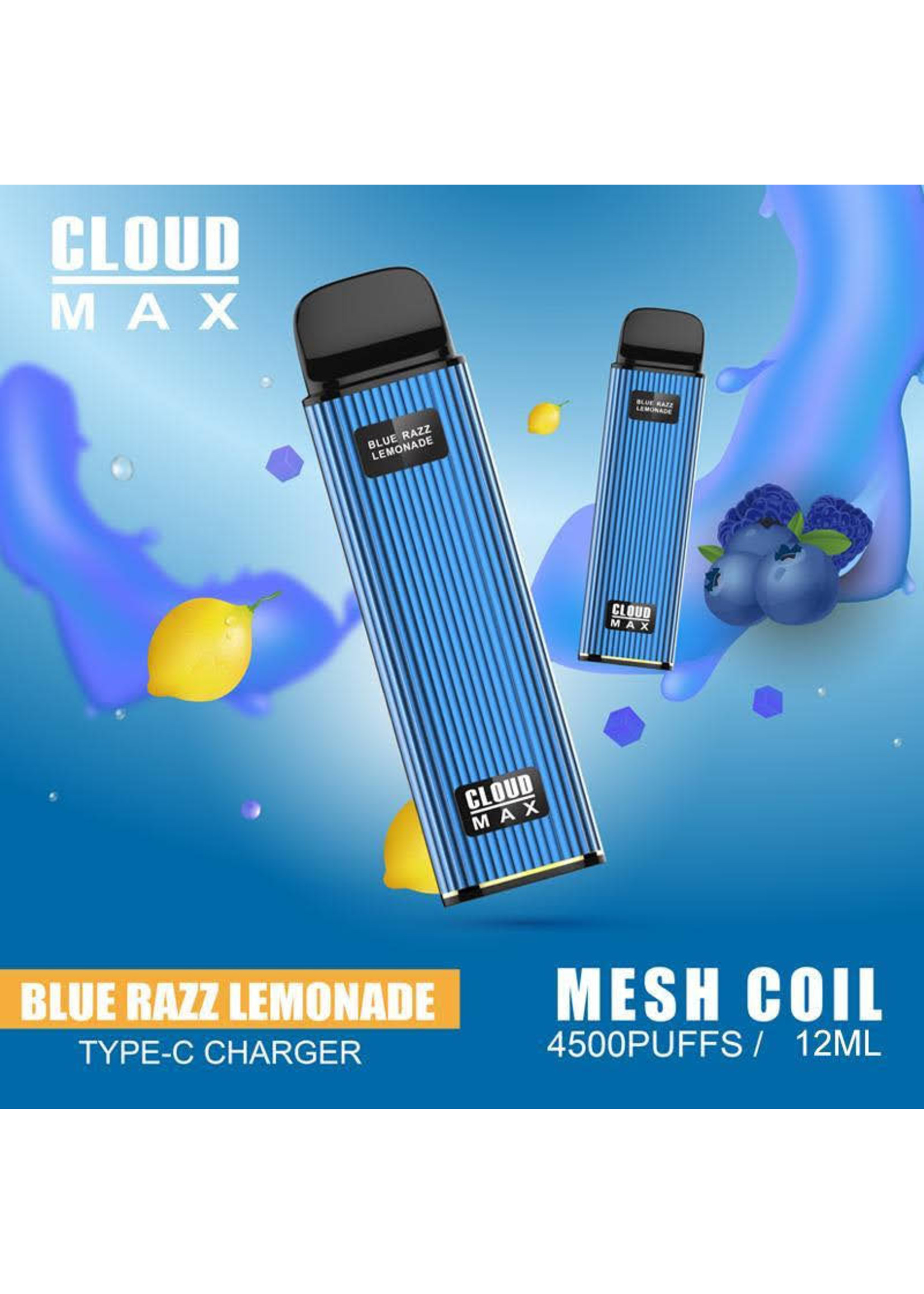 Cloud Plus Cloud Max Blue Razz Lemonade