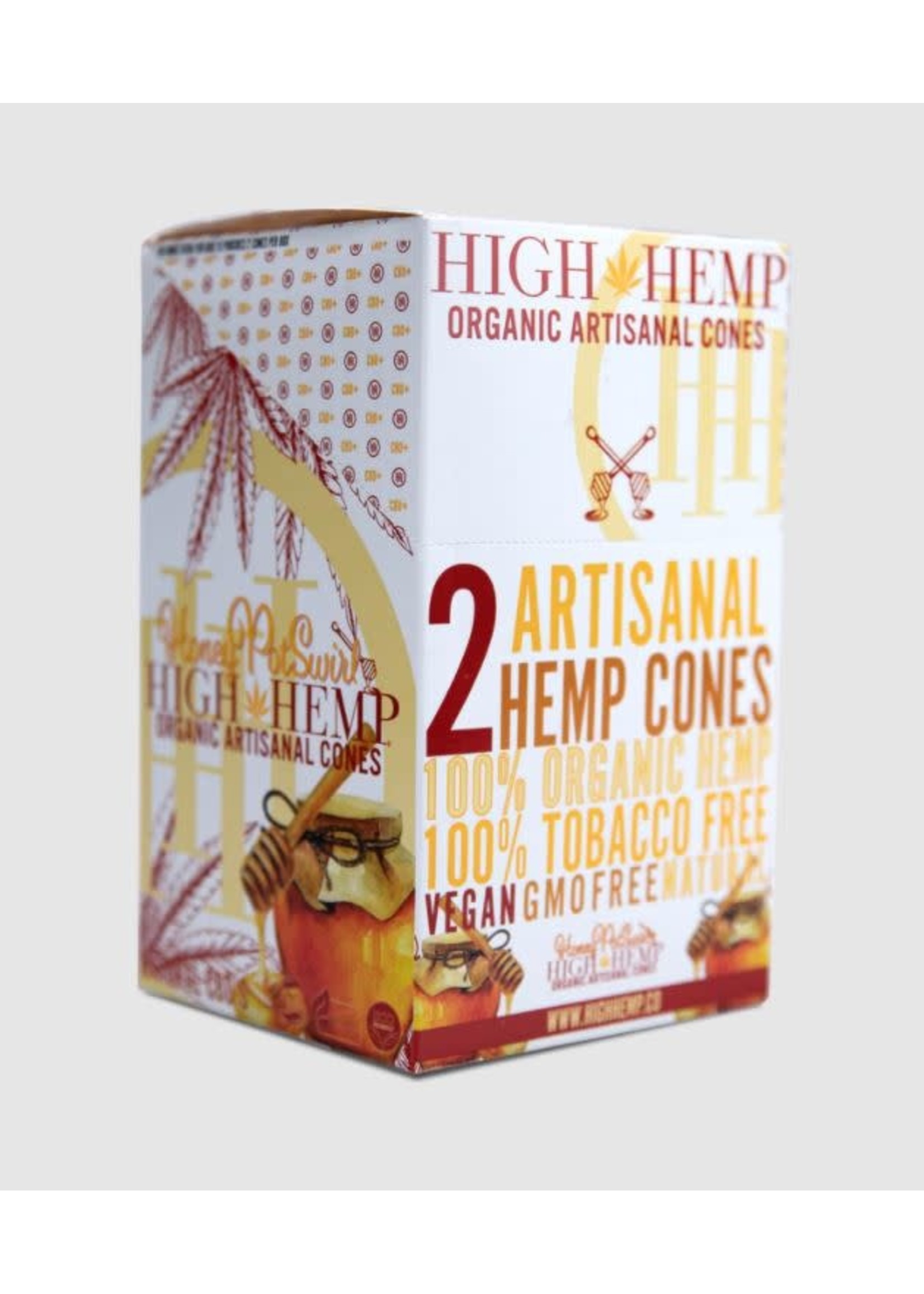 High Hemp High Hemp Honey Pot Swirl Cones