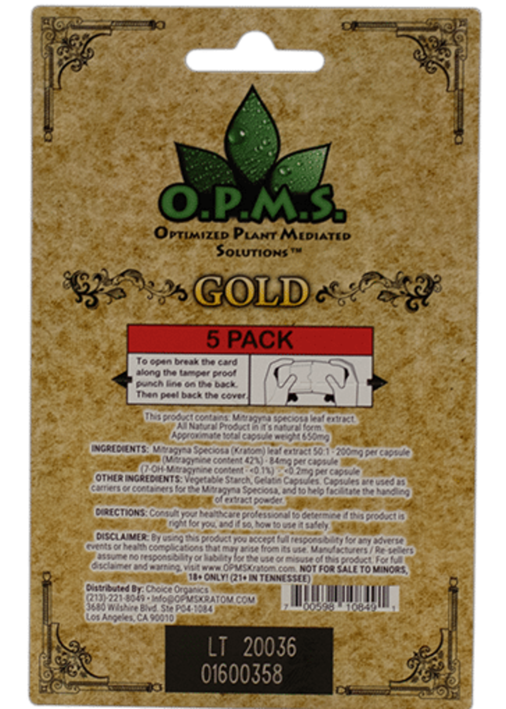 OPMS Gold 5ct