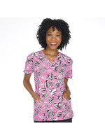 I Love Scrubs Tiger Queen ~ V-Neck Scrub Top