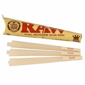 Raw Classic Pre Rolled  King Cones [3 Cones]