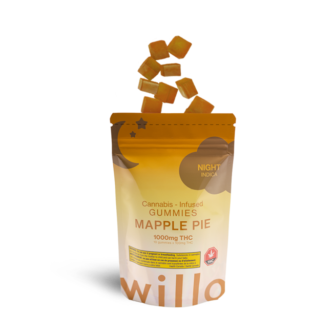 Willo: Night (Indica) Cannabis Infused Gummies THC [1000MG]