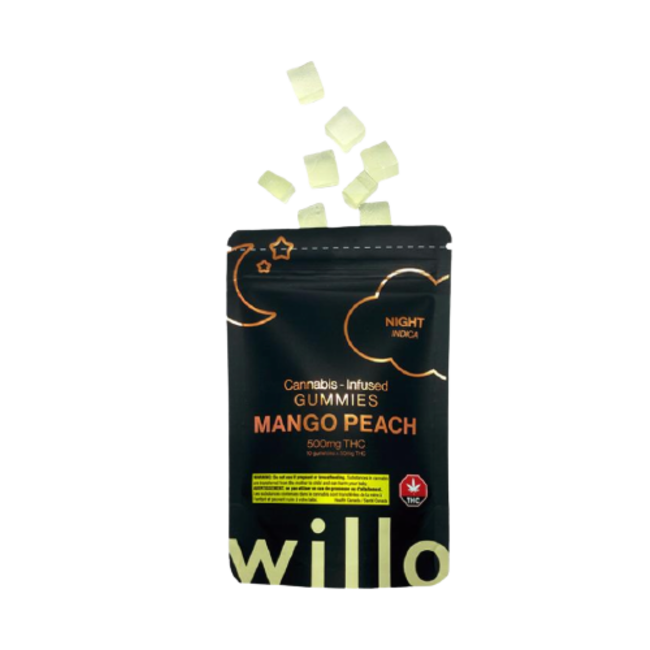 Willo NIGHT (Indica) Cannabis Infused Gummies THC
