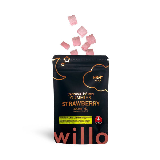 Willo NIGHT (Indica) Cannabis Infused Gummies THC