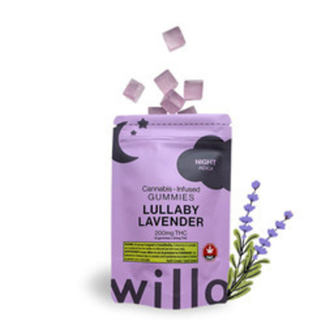Willo NIGHT (Indica) Cannabis Infused Gummies THC