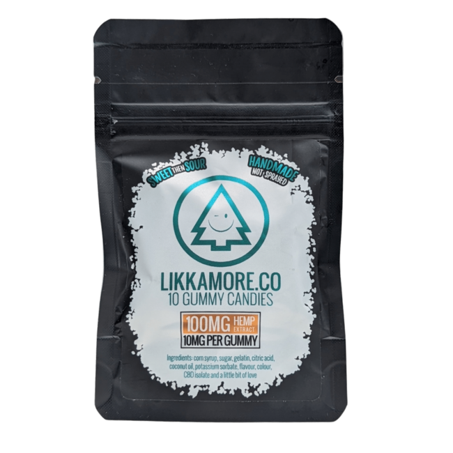 Likkamore Gummies : CBD/THC [100MG:100MG]