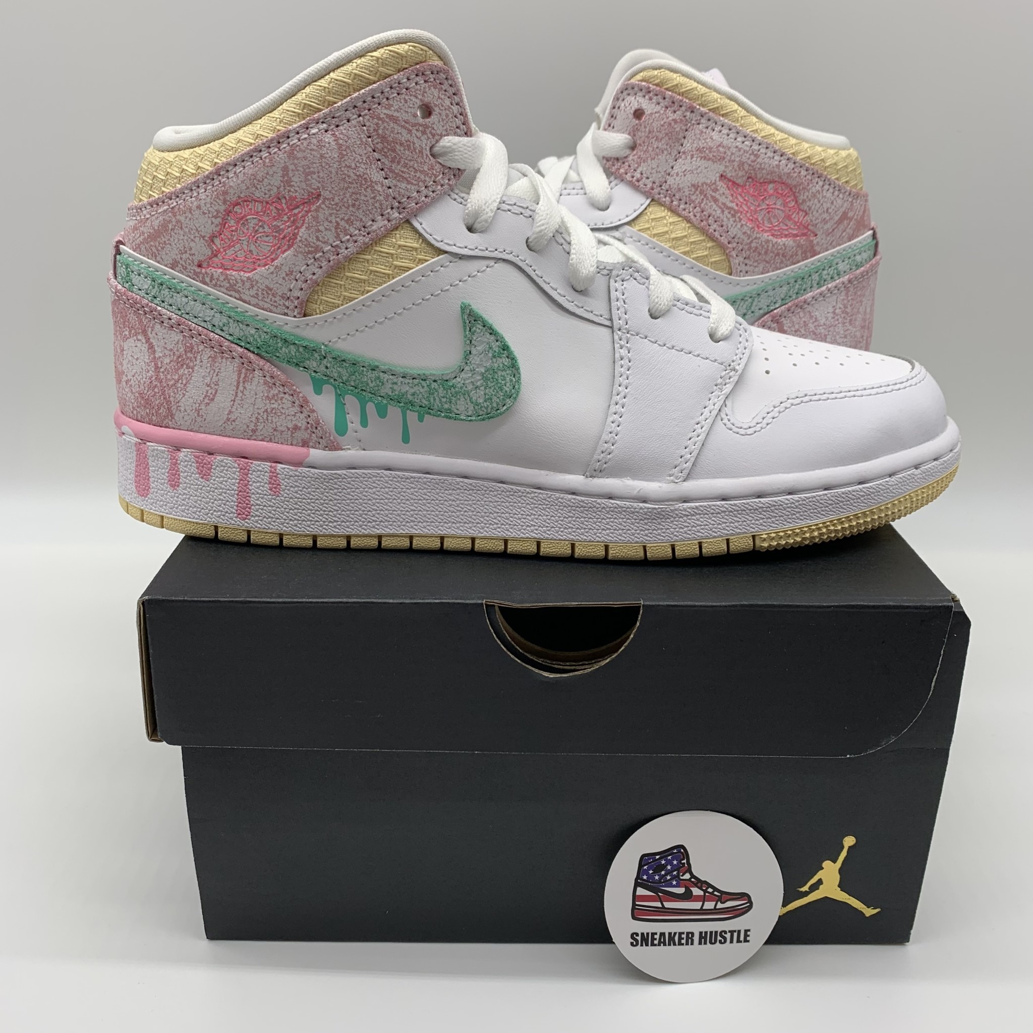 jordan one paint drip