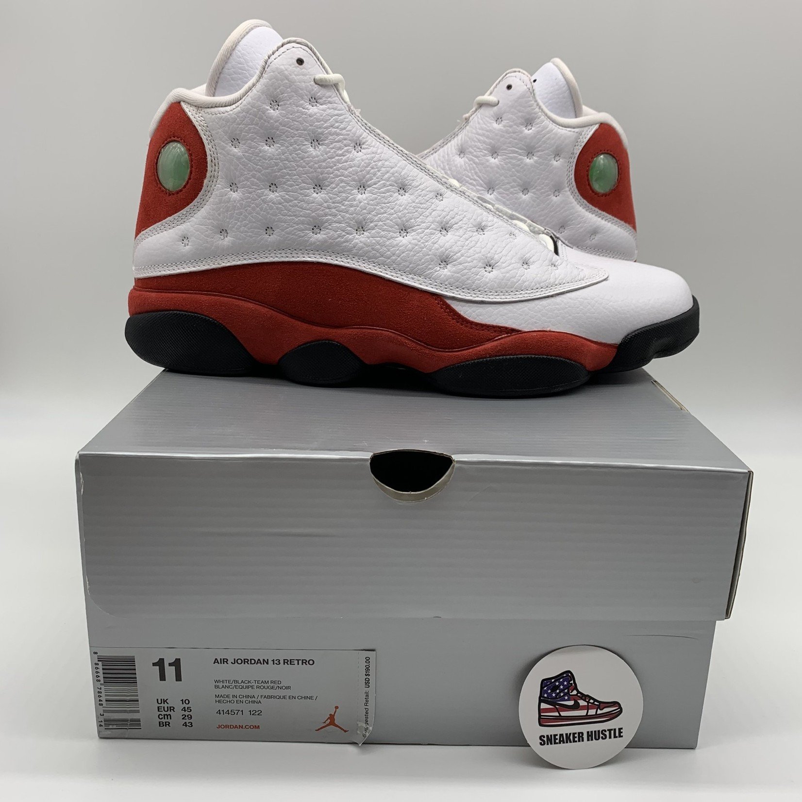 Air Jordan 13 Retro - White/Varsity Red-Black