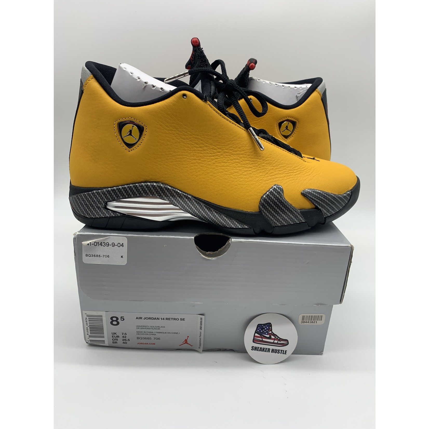 jordan 14 retro university gold
