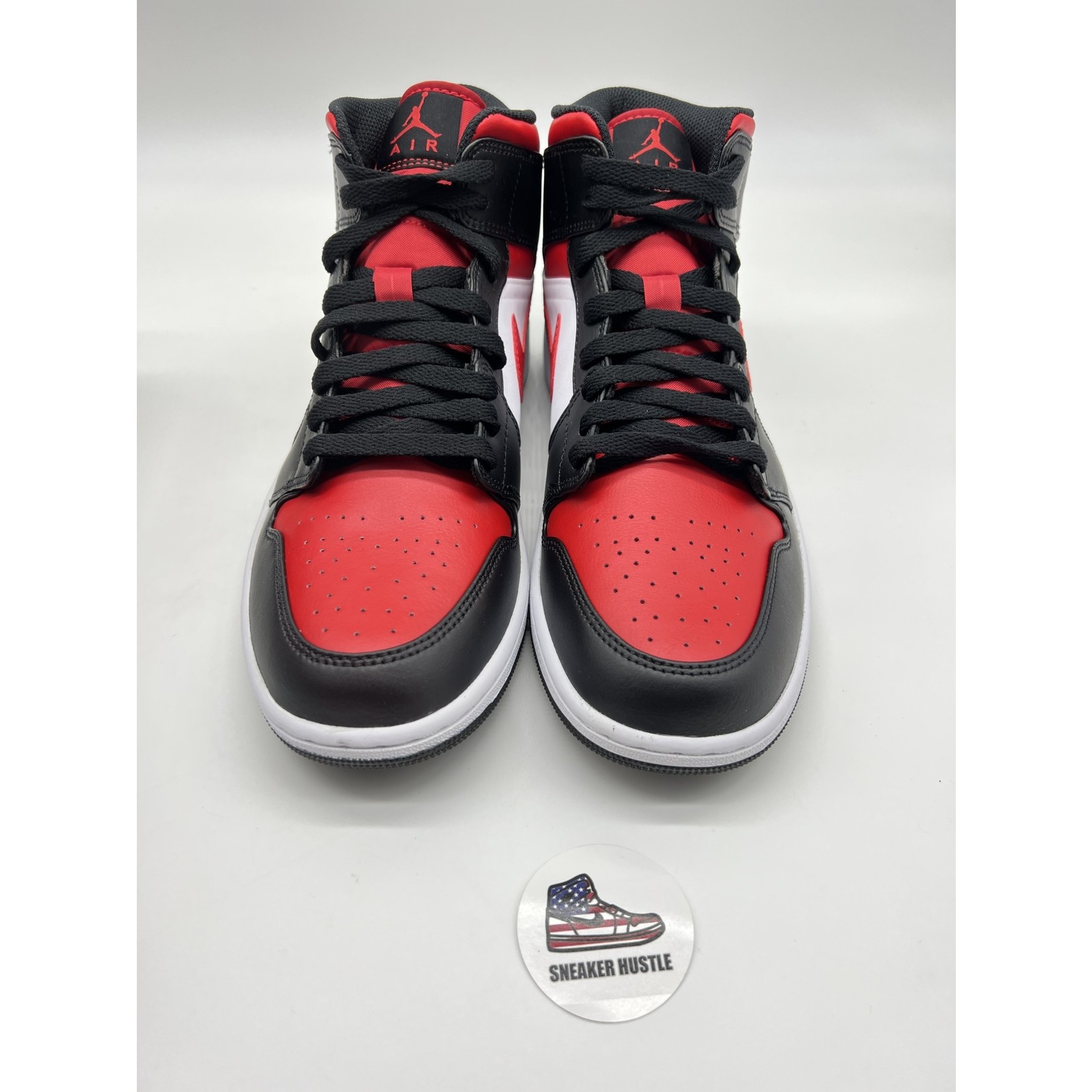 Air Jordan Jordan 1 Mid White Black Red (2022)
