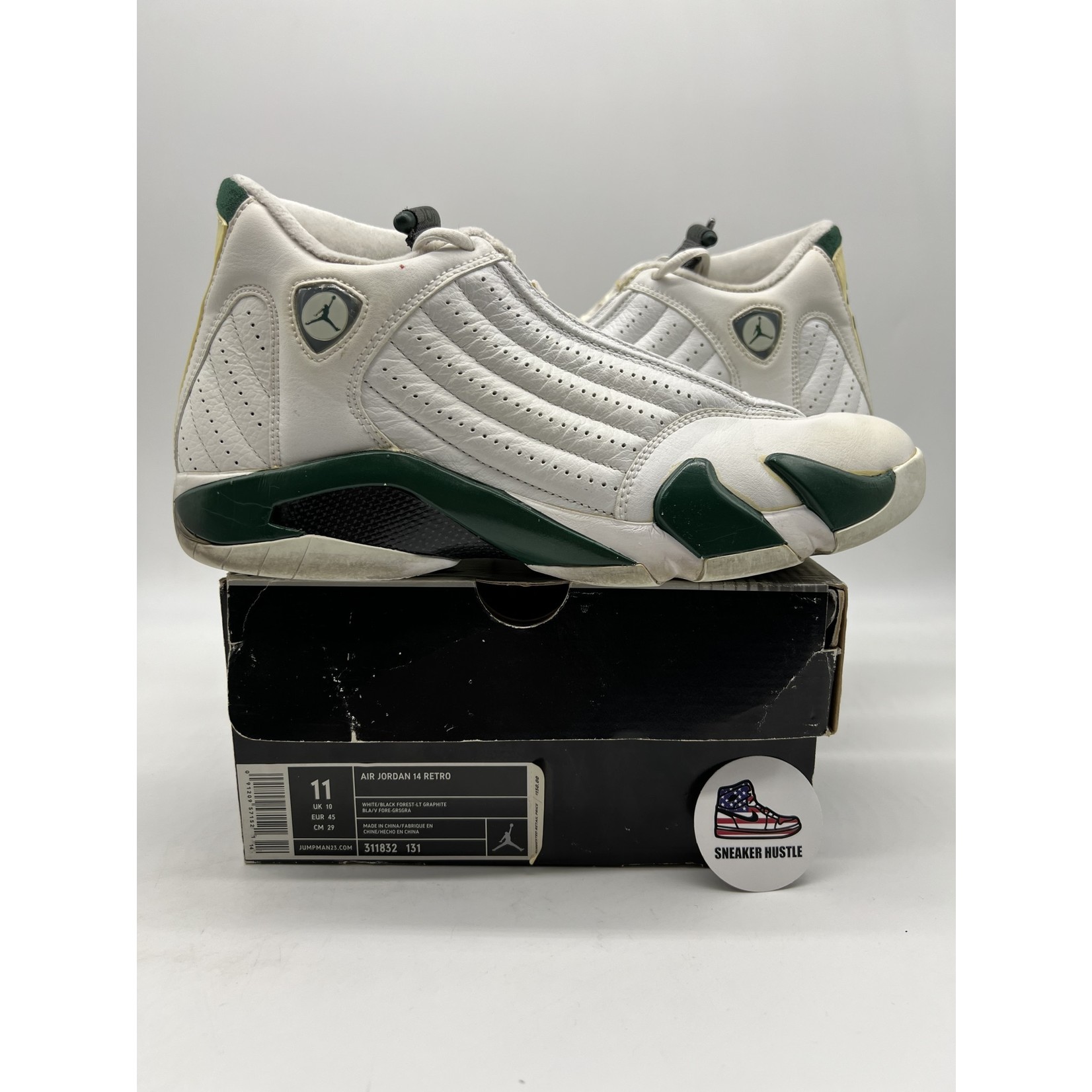 jordan 14 forest green