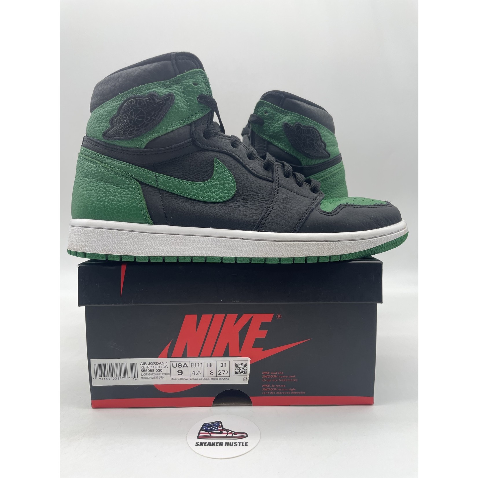 jordan 1 retro high pine green black