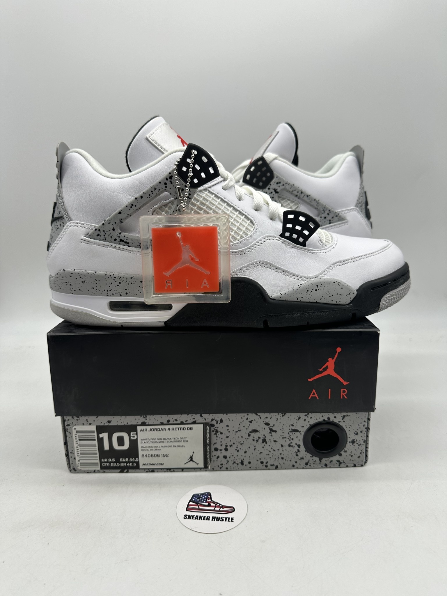 retro 4 jordans white cement