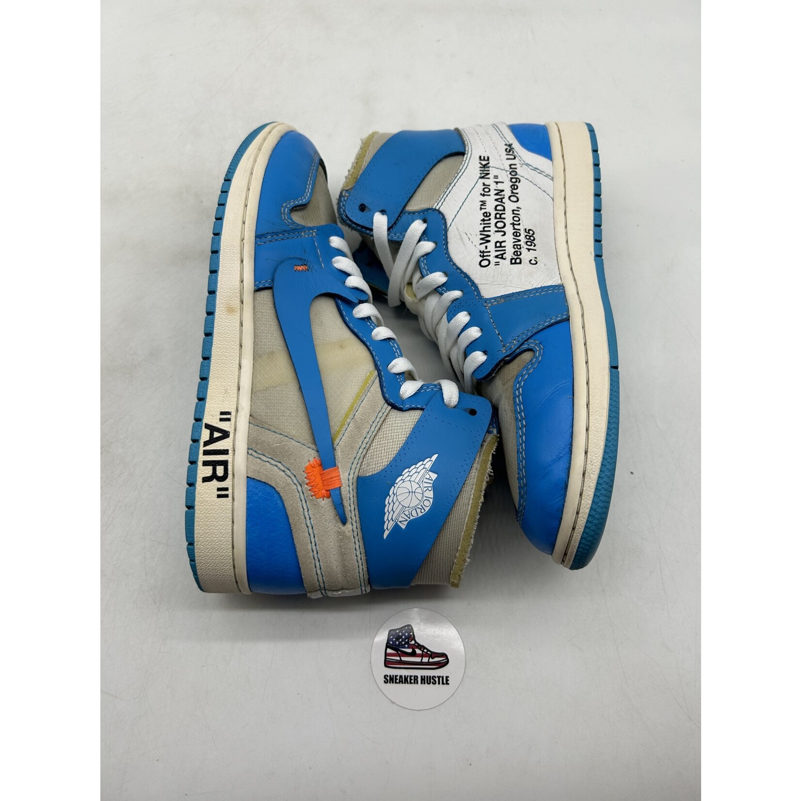 air jordan 1 retro x off white university blue