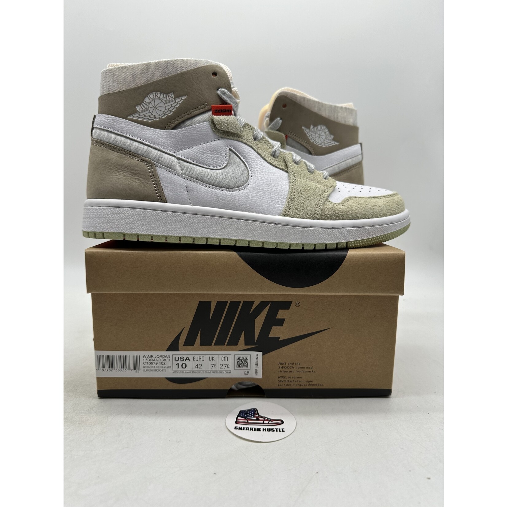 Air Jordan Jordan 1 High Zoom Air CMFT Olive Aura (Women's)