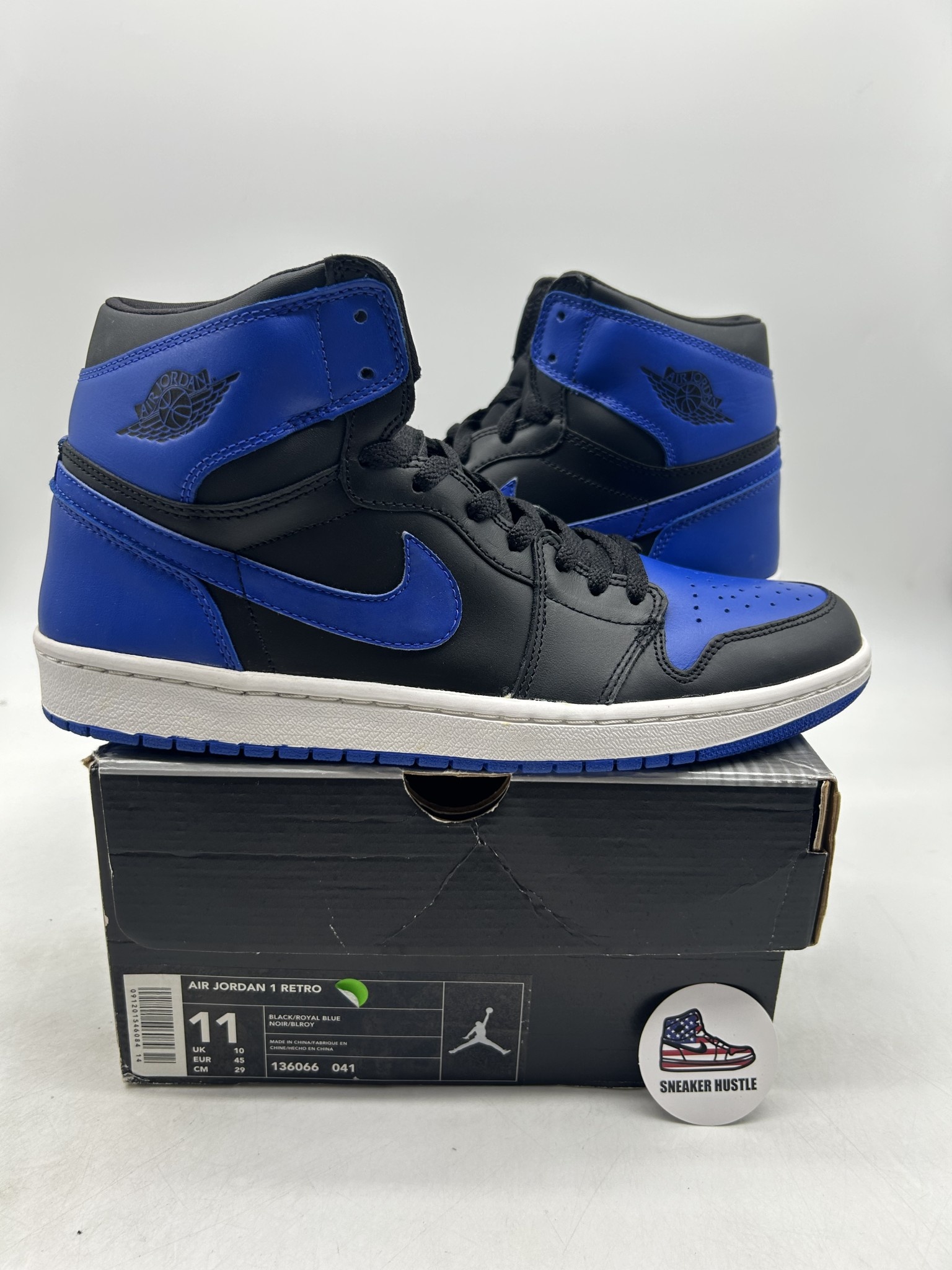 retro one blue and black