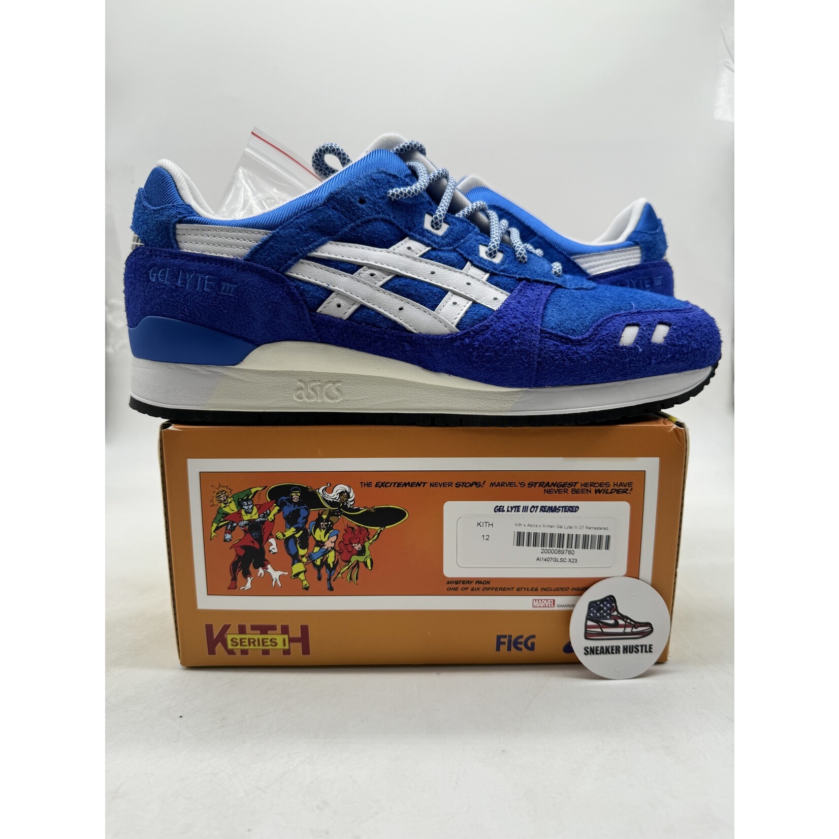 Other ASICS Gel-Lyte III '07 Remastered Kith Marvel X-Men Beast Opened Box (Trading Card Included)