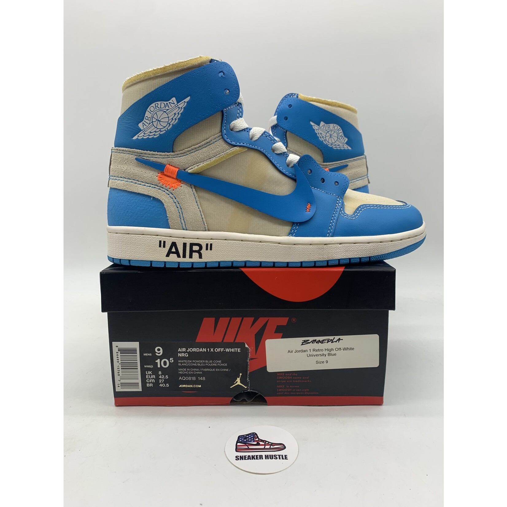 Air Jordan Jordan 1 Retro High Off-White University Blue