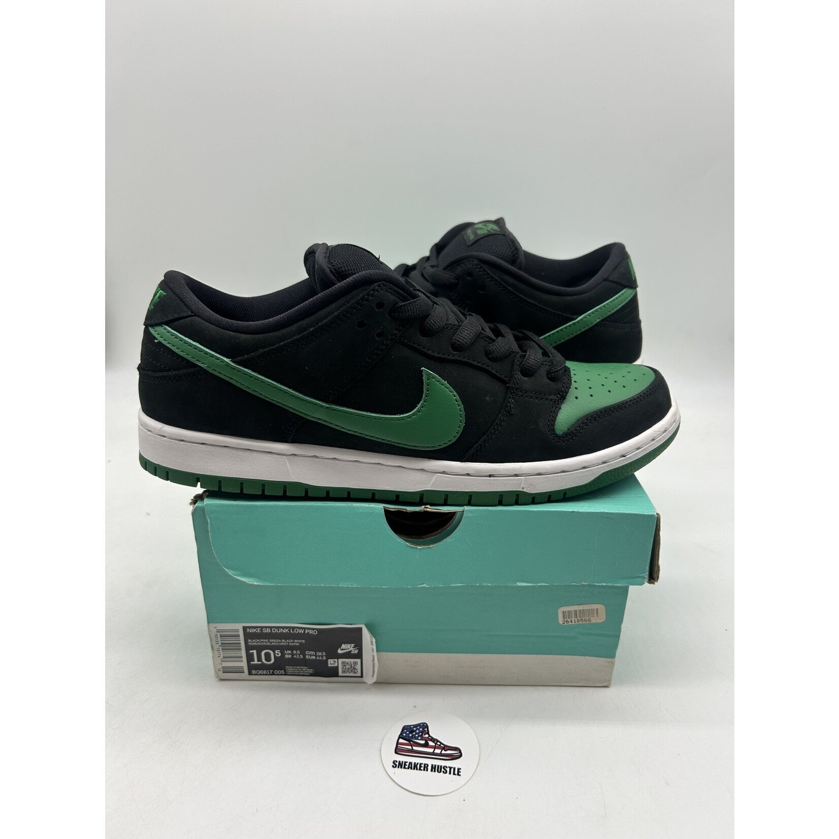 Nike SB Nike SB Dunk Low Pro J Pack Black Pine Green