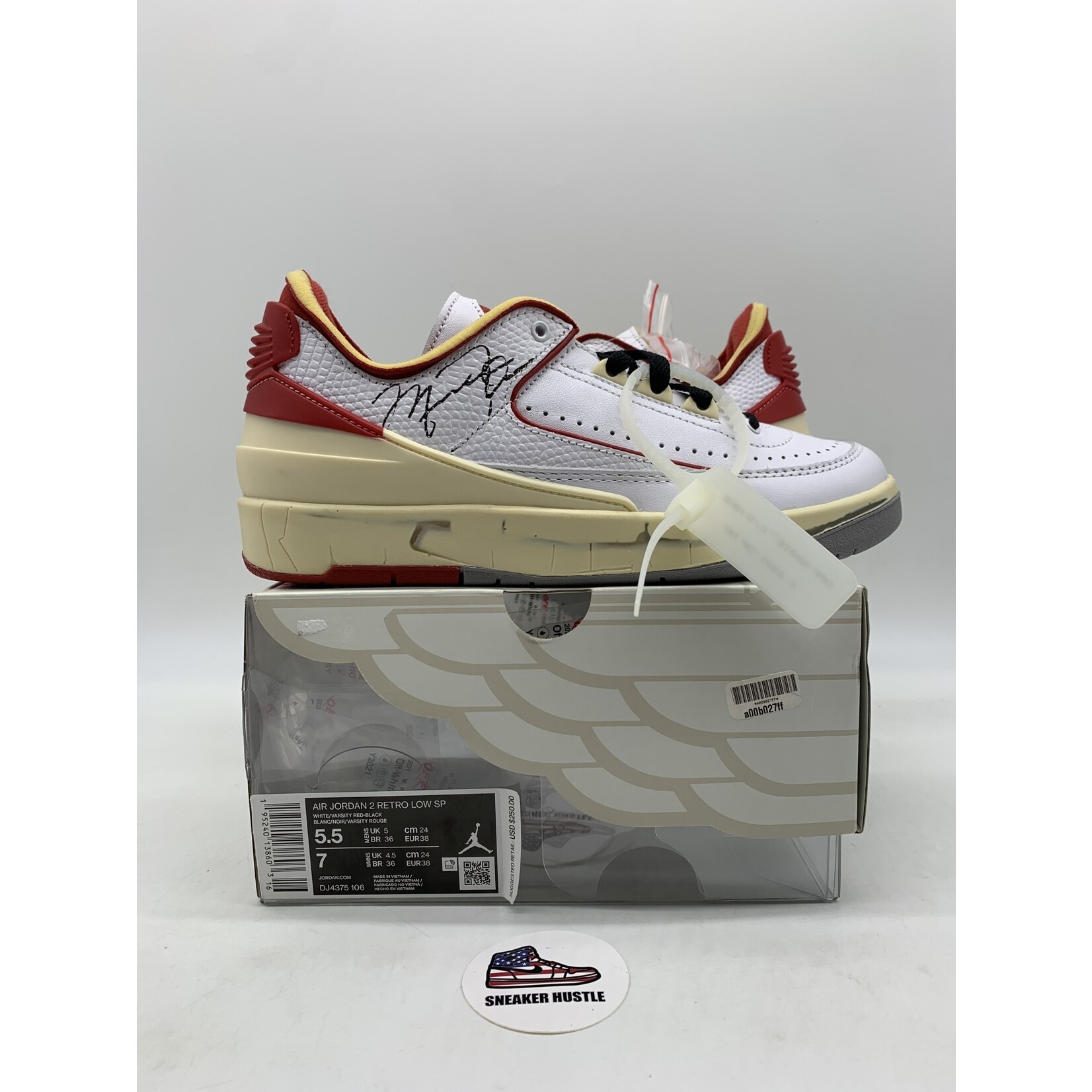 Air Jordan Jordan 2 Retro Low SP Off-White White Red