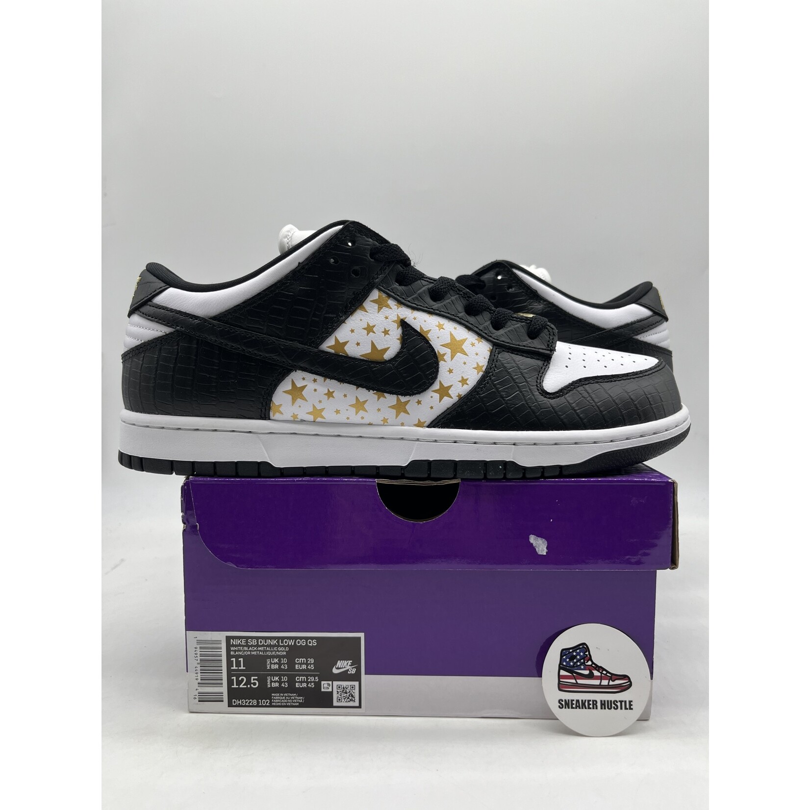 Nike SB Nike SB Dunk Low Supreme Stars Black (2021)