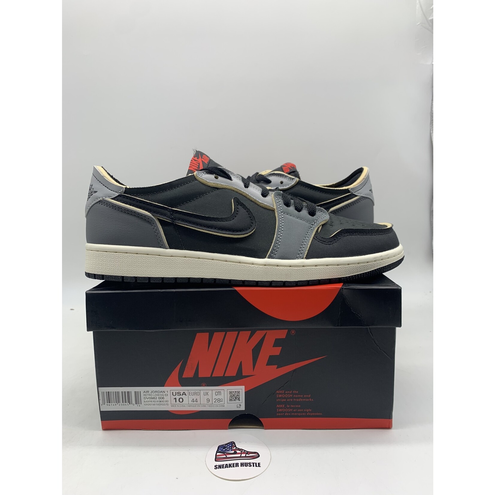 Air Jordan Jordan 1 Low OG EX Black Smoke Grey