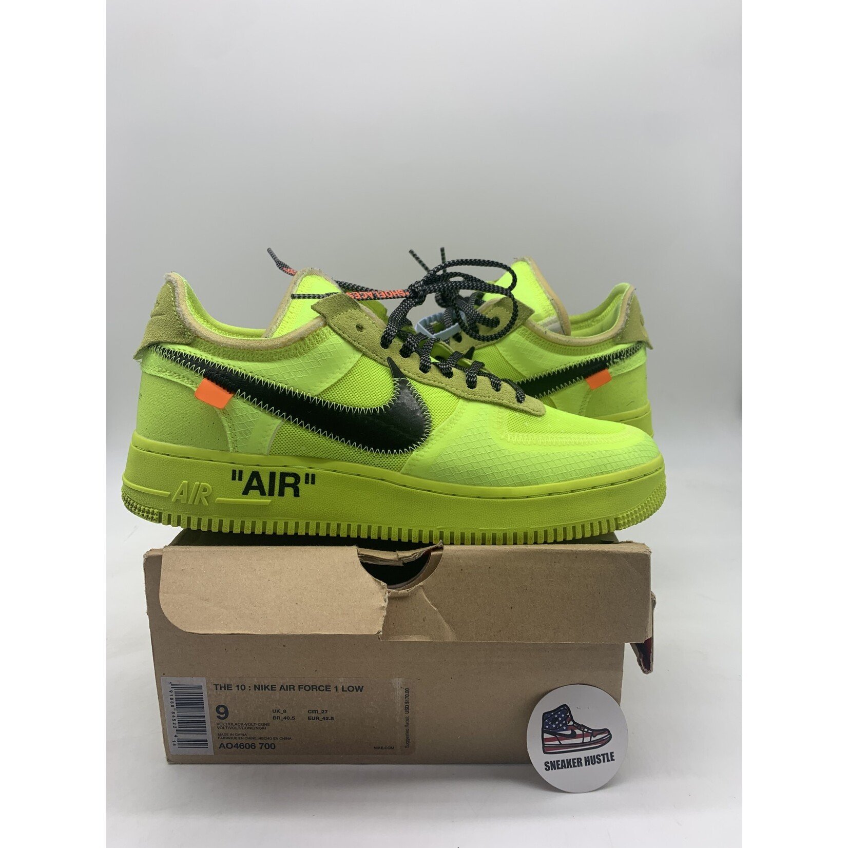 Air Jordan Nike Air Force 1 Low Off-White Volt