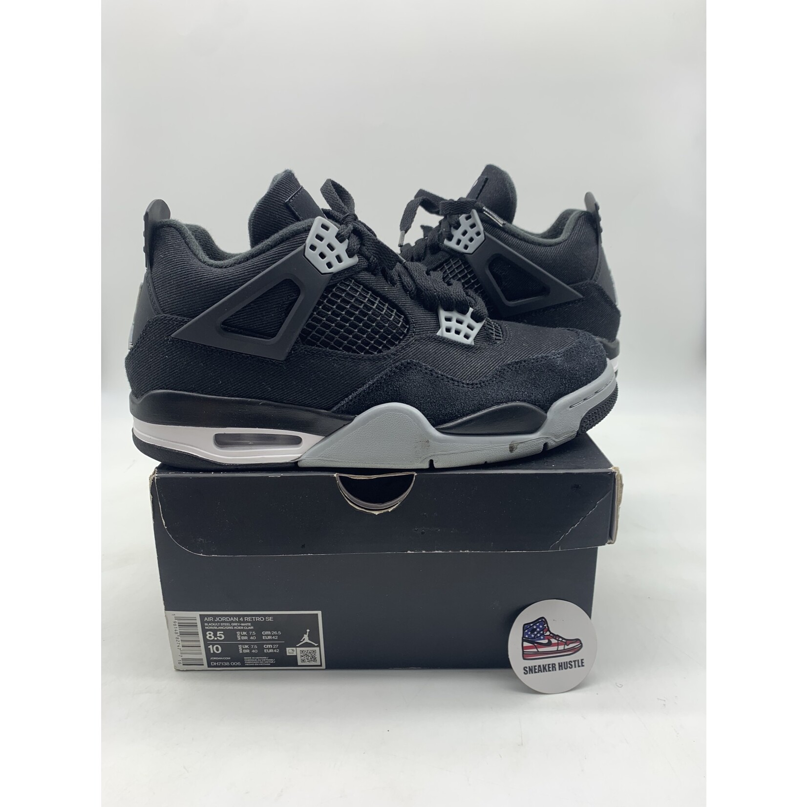 Air Jordan Jordan 4 Retro SE Black Canvas