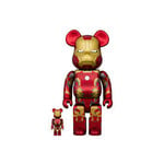 Other Bearbrick The Infinity Saga Iron Man Mark 43 100% & 400% Set