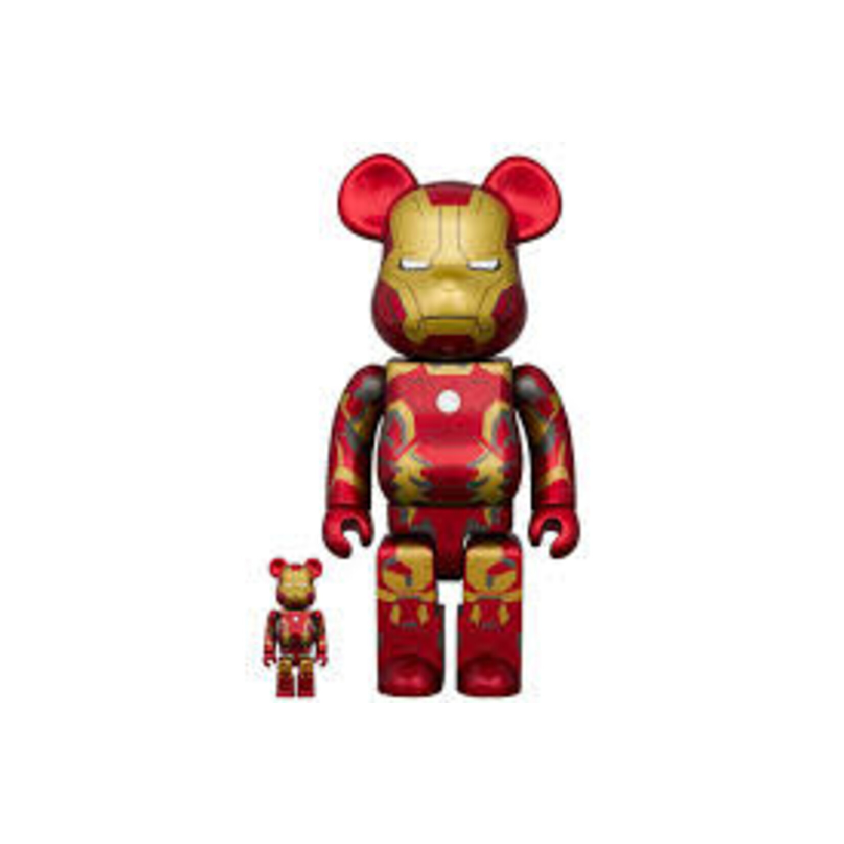 Other Bearbrick The Infinity Saga Iron Man Mark 43 100% & 400% Set